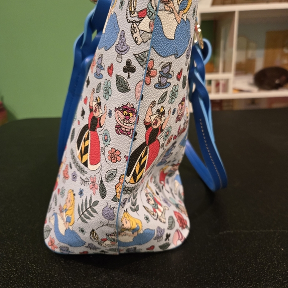 Dooney & Bourke Alice in Wonderland Tote Bag Multicolor NWOT - Picture 13 of 16